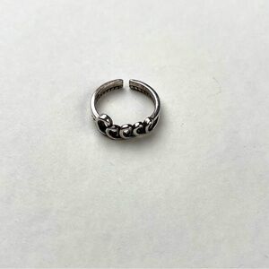 Silver Chain Design Ring